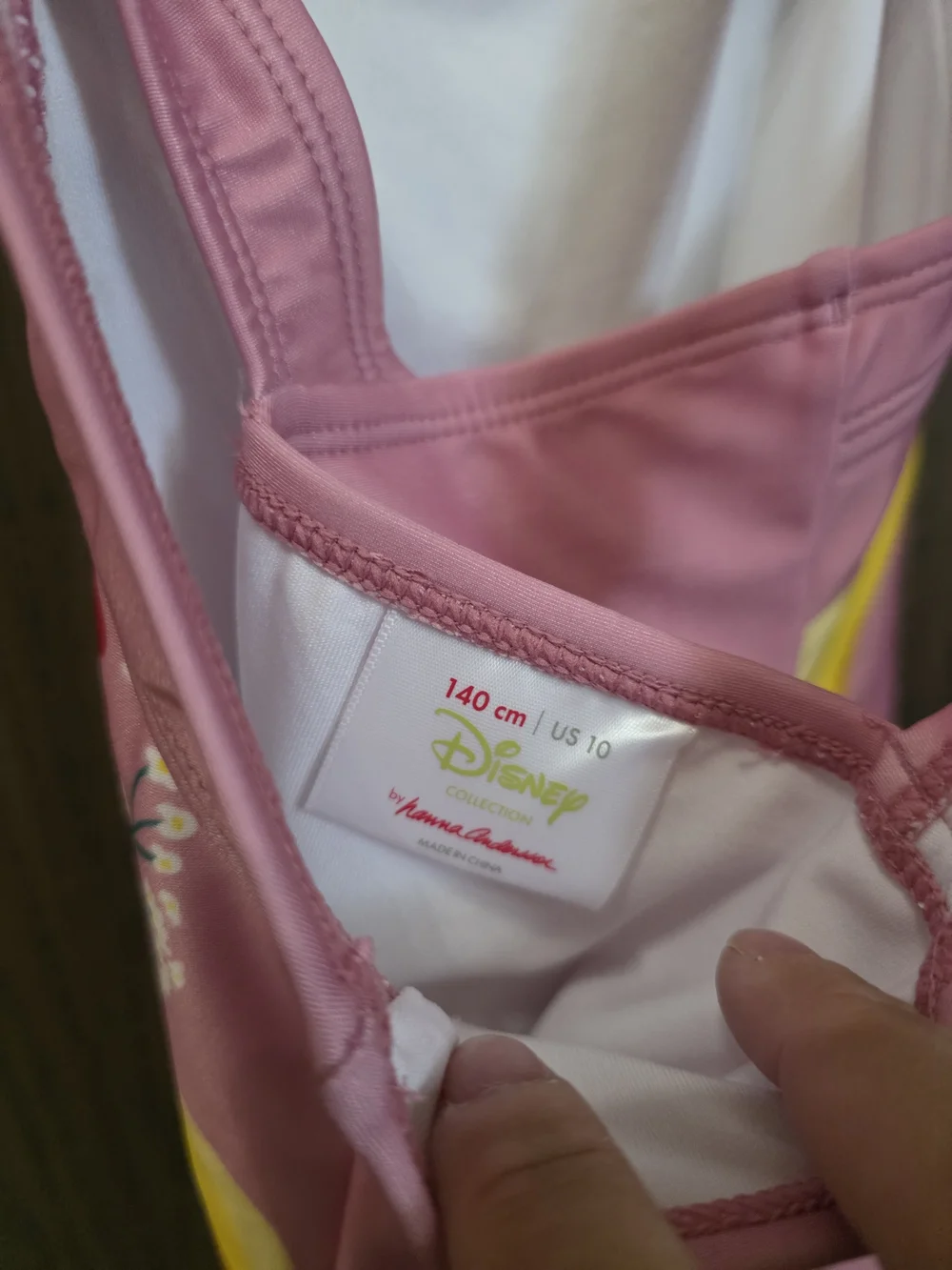 NWOT Hanna Andersson Rapunzel Disney Princess One-Piece Swimsuit